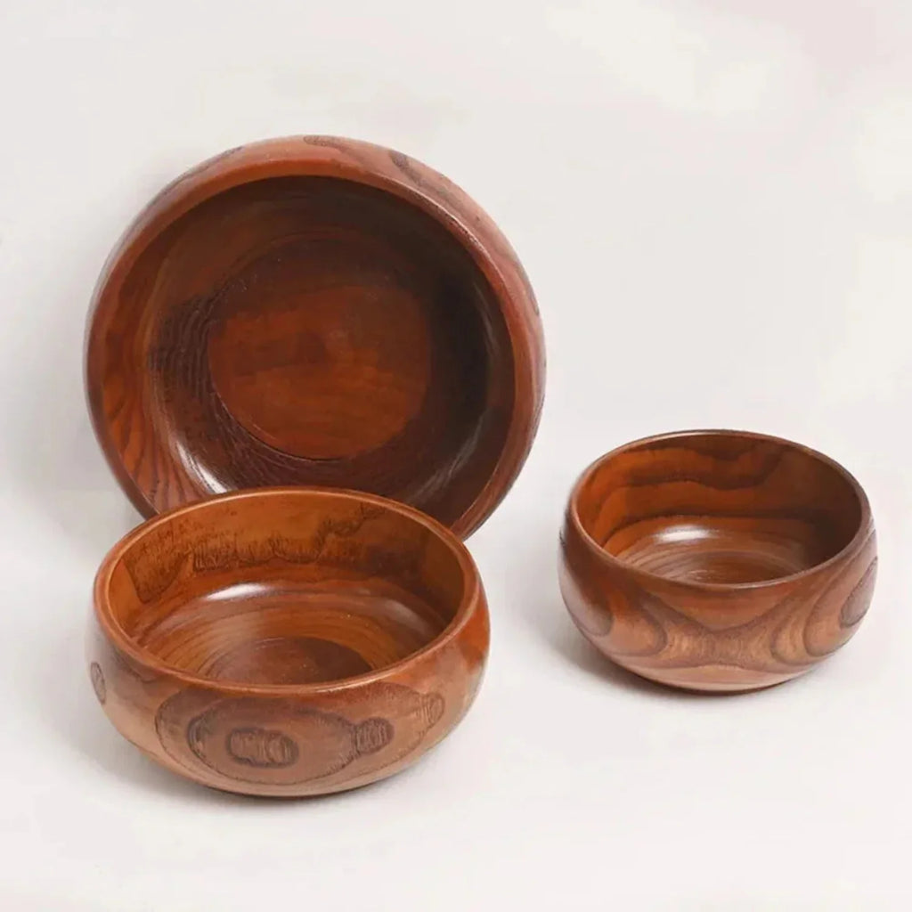 Natural Wooden Bowl - House Of Avana [[SKU:HOA-KAC-008]]