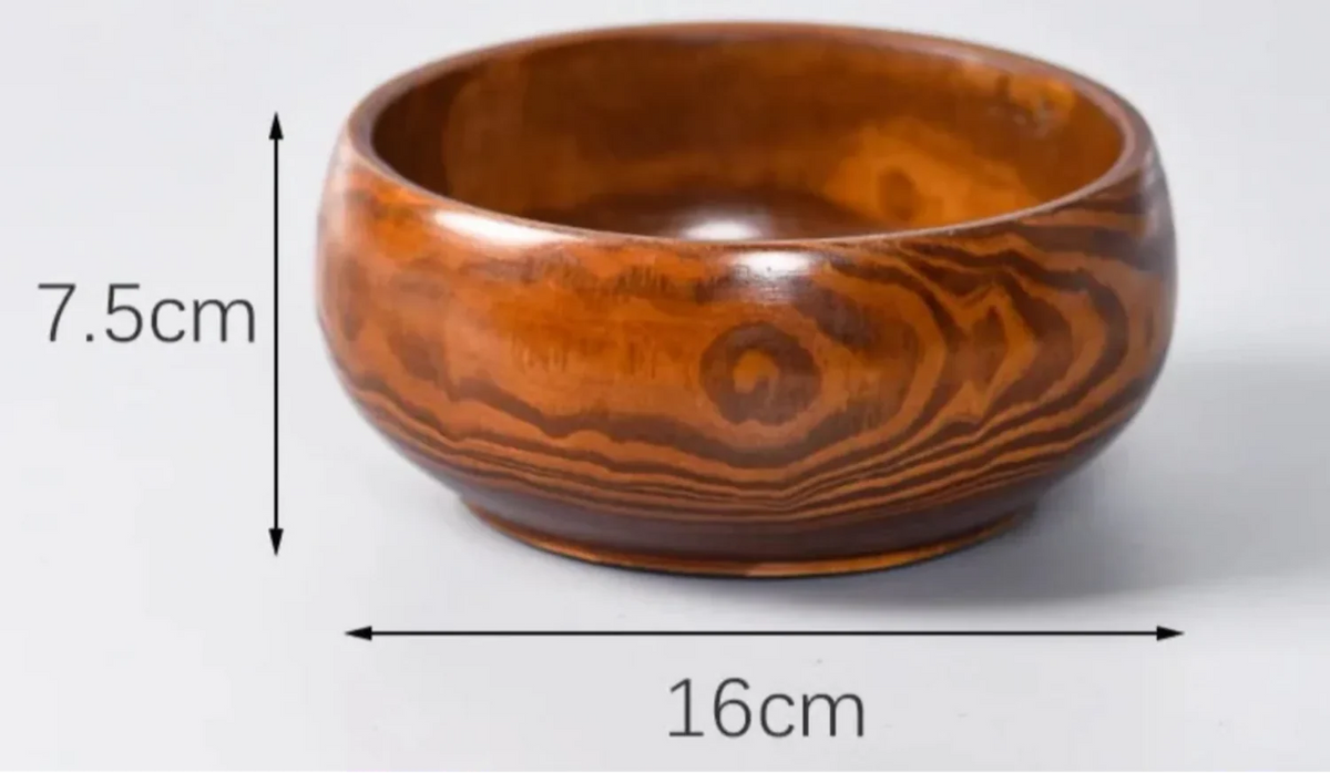 Natural Wooden Bowl - House Of Avana [[SKU:HOA-KAC-008]]