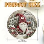 6pcs Christmas Gnome Wooden Coasters Set - Heat-Resistant, Decorative Drink Mats with Festive Designs for Home and Cafe Use House Of Avana [[SKU:HOA-TBL-017]]
