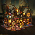 [DIY Retro Magic Hut] DIY Retro Magic Hut | 3D Stereo Assembly Model | Handmade Craft, Festive Decoration, Holiday Gift, Vintage, Collectors House Of Avana