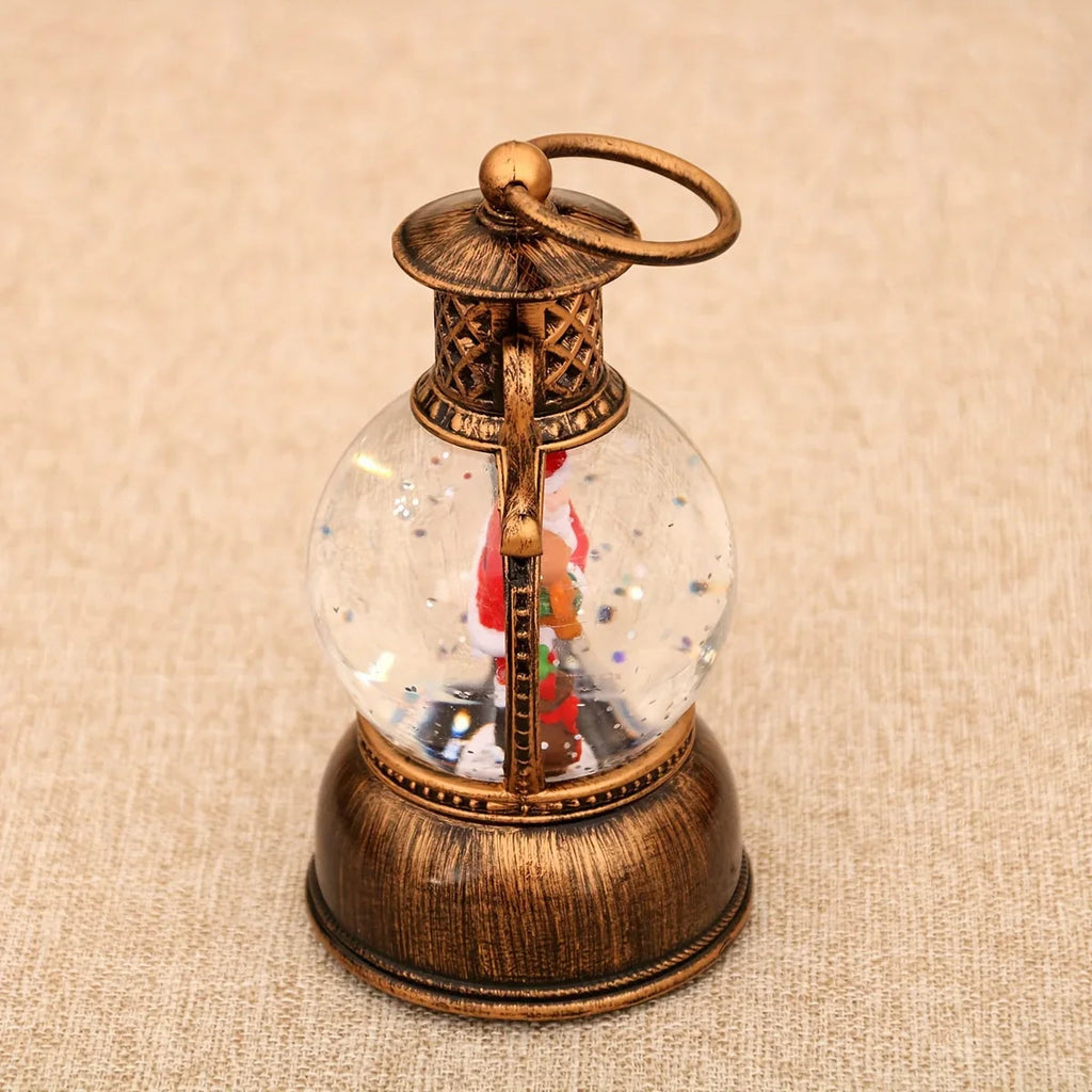 1pc Vintage-Style USB-Powered Glowing Snowfall & Music Box with Rotating Dome Lid - Self-Lit Resin/PC Ornament, Water-Filled Centerpiece with Twinkling Lights, Battery-Free Operation (USB Plug-in) - Christmas Tree & Home Deco House Of Avana [[SKU:HOA-STO-410]]