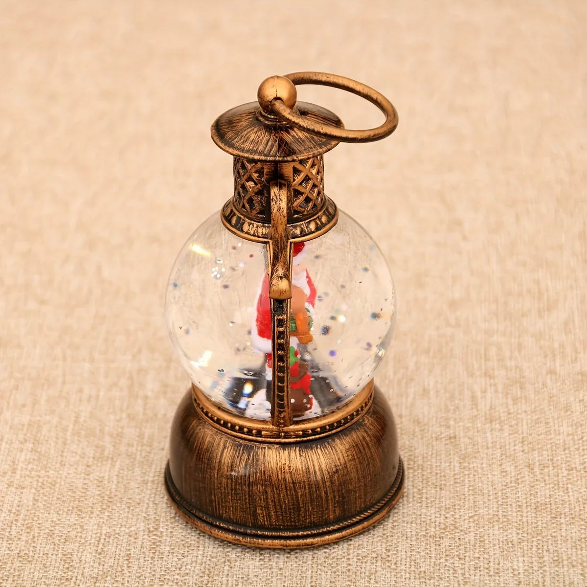 1pc Vintage-Style USB-Powered Glowing Snowfall & Music Box with Rotating Dome Lid - Self-Lit Resin/PC Ornament, Water-Filled Centerpiece with Twinkling Lights, Battery-Free Operation (USB Plug-in) - Christmas Tree & Home Deco House Of Avana [[SKU:HOA-STO-410]]