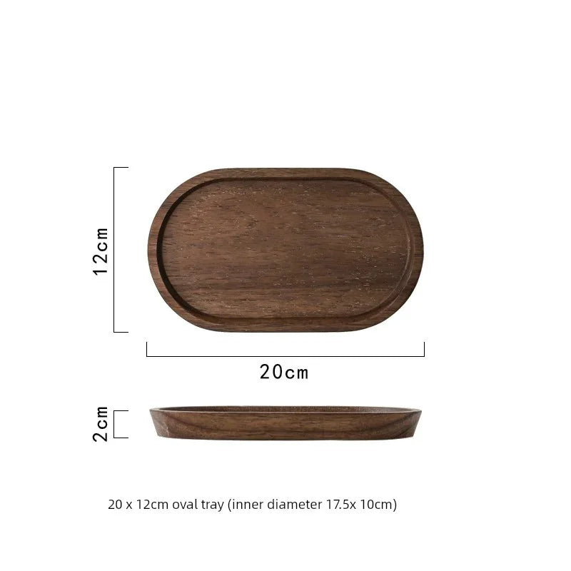 Round Wooden Tea Tray - House Of Avana [[SKU:HOA-KAC-405]]