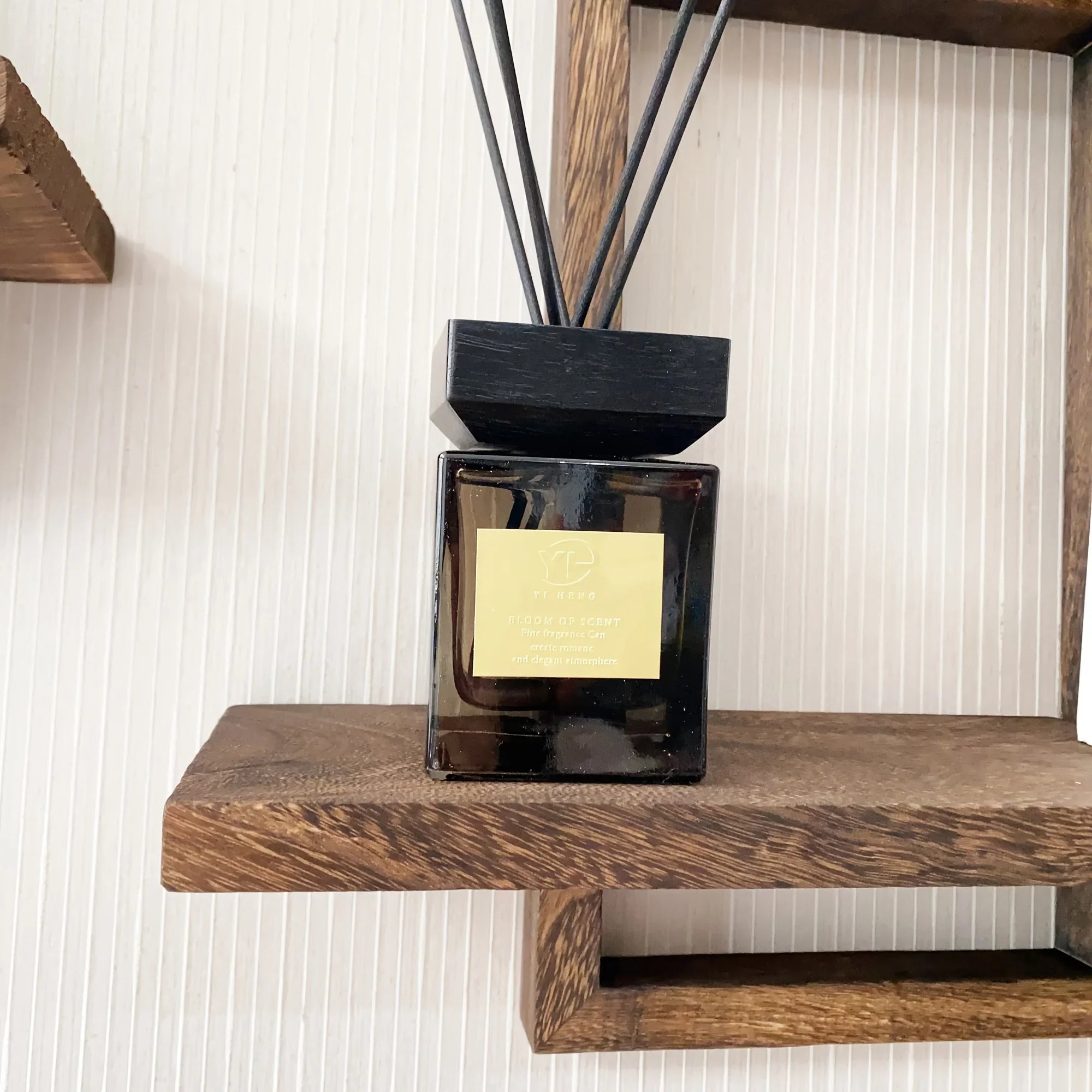 Floating Shelves - Rustic Wooden S, top view - House Of Avana