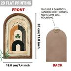 Wooden Sign - Abstract Wooden 7x12 Inch