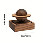 Wooden Sphere Aromatherapy Diffuser - Essential Oil Car & Home Fragrance Accessory, No Battery Required, Room Fragrance, Portable House Of Avana
