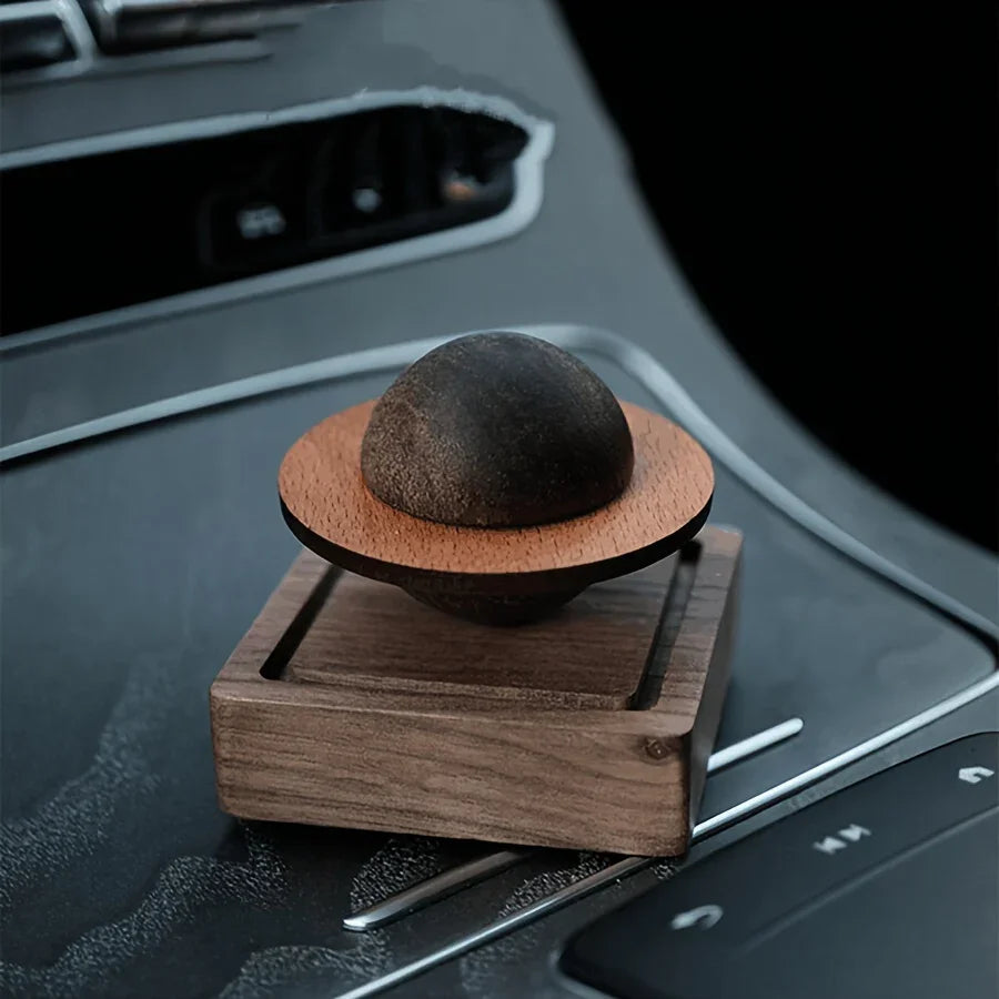 Wooden Sphere Aromatherapy Diffuser - Essential Oil Car & Home Fragrance Accessory, No Battery Required, Room Fragrance, Portable House Of Avana