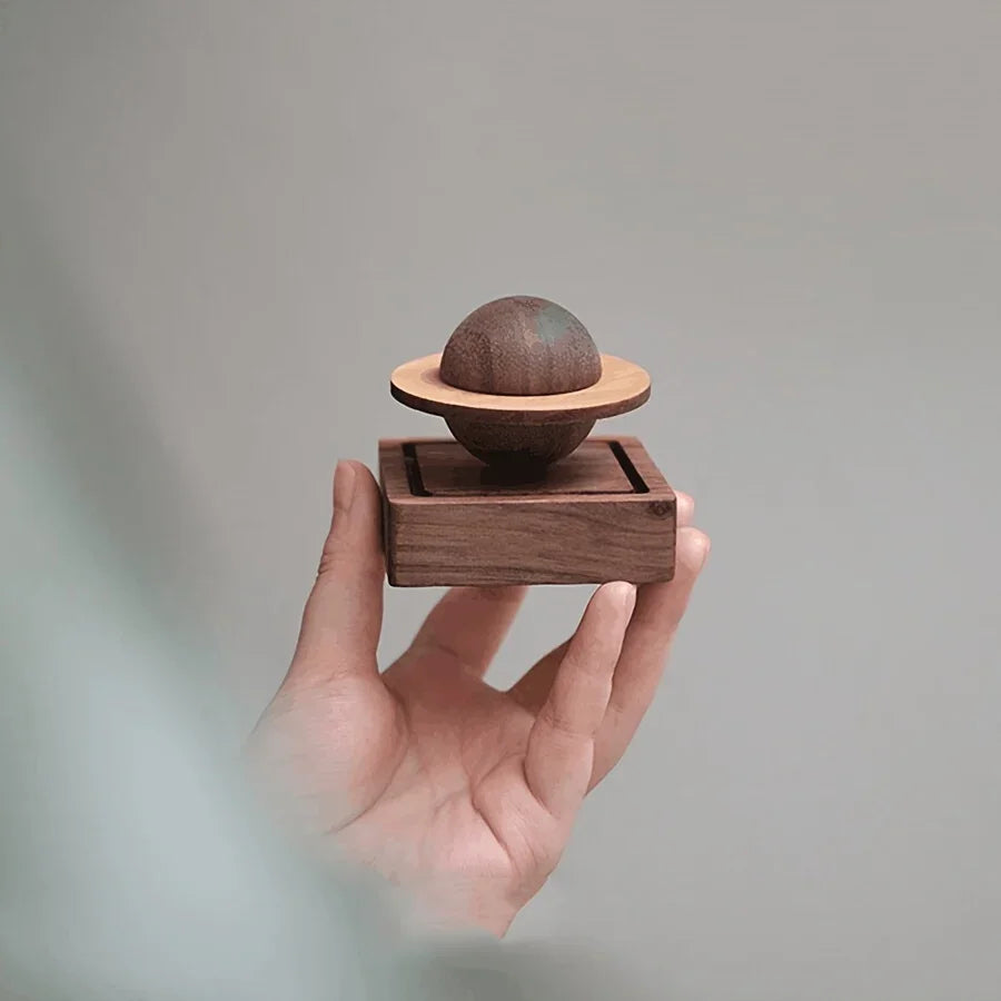 Wooden Sphere Aromatherapy Diffuser - Essential Oil Car & Home Fragrance Accessory, No Battery Required, Room Fragrance, Portable House Of Avana