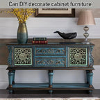 Wooden Square Applique 20cm Unpainted Home Decor Cornice, lifestyle image - House Of Avana [[SKU:HOA-WAL-047]]