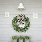 Wreath - Fresh Eucalyptus Green Artificial