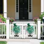 Wreath - Irish Green Mesh Ribbon