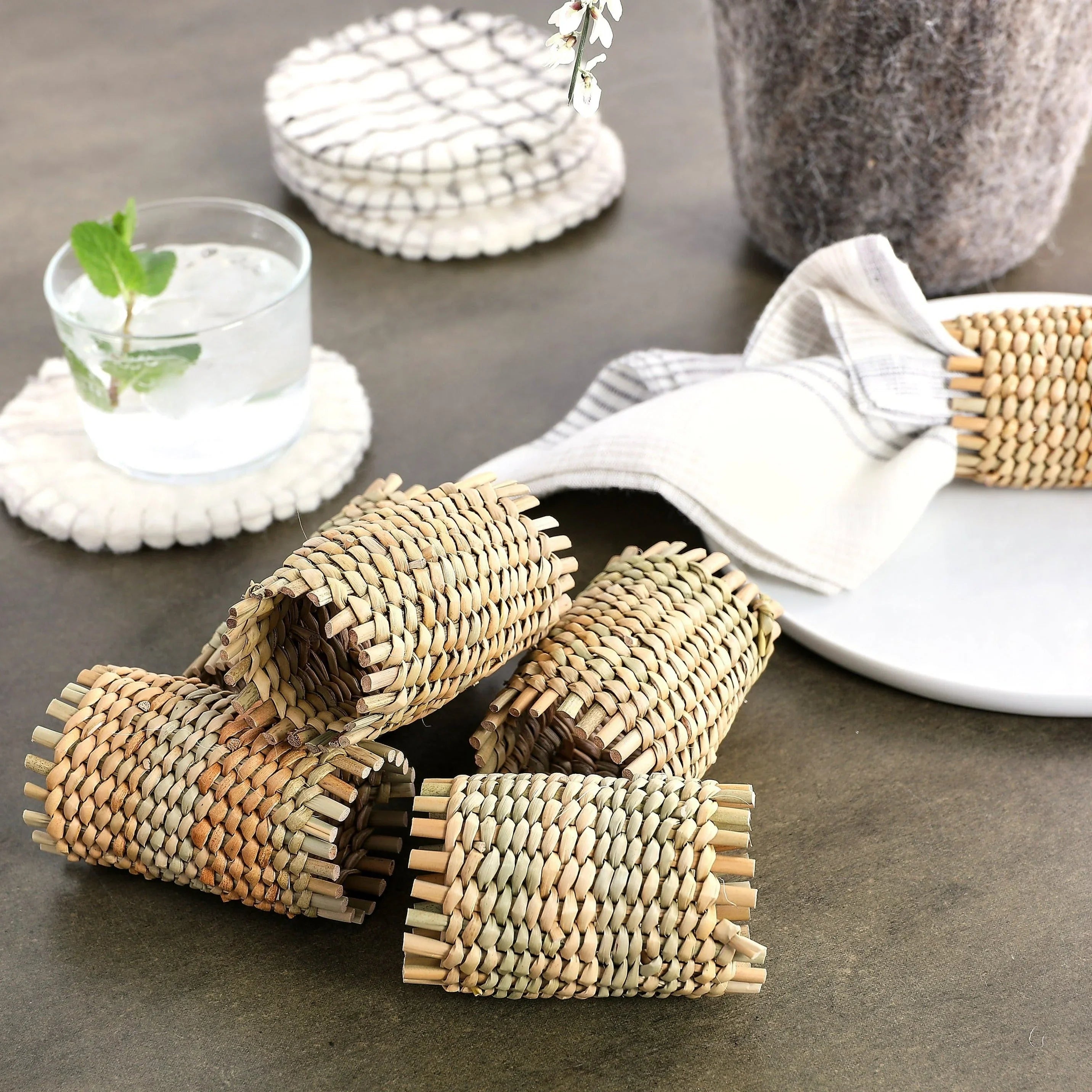Xhosa Napkin Holders - Set of 4 Kanju Interiors