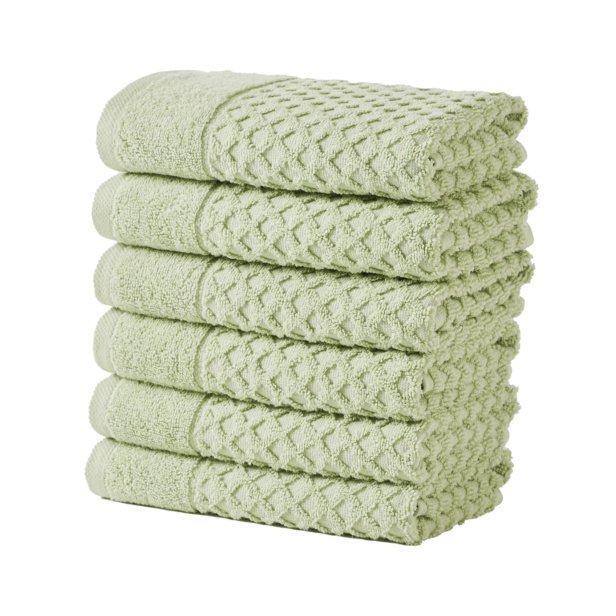 Cotton Diamond Waffle Weave Bath Towel Set - Grayson Collection Great Bay Home