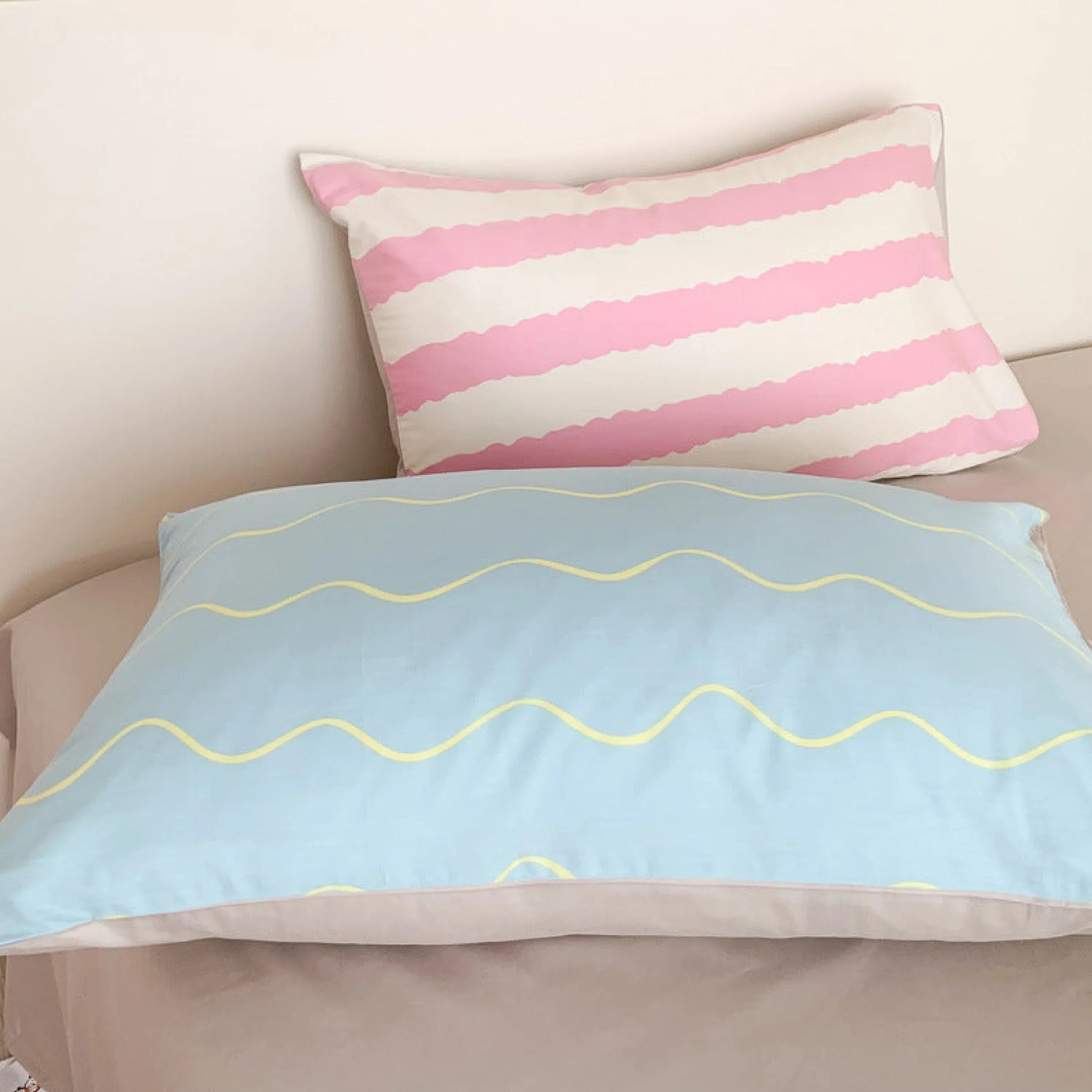 Y2K Pastel Wavy Striped Pillowcases (6 Styles) Ever Lasting