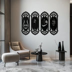 Ya Hafiz - Ya Allah Metal Wall Art Set - KAF246 Peony Atelier