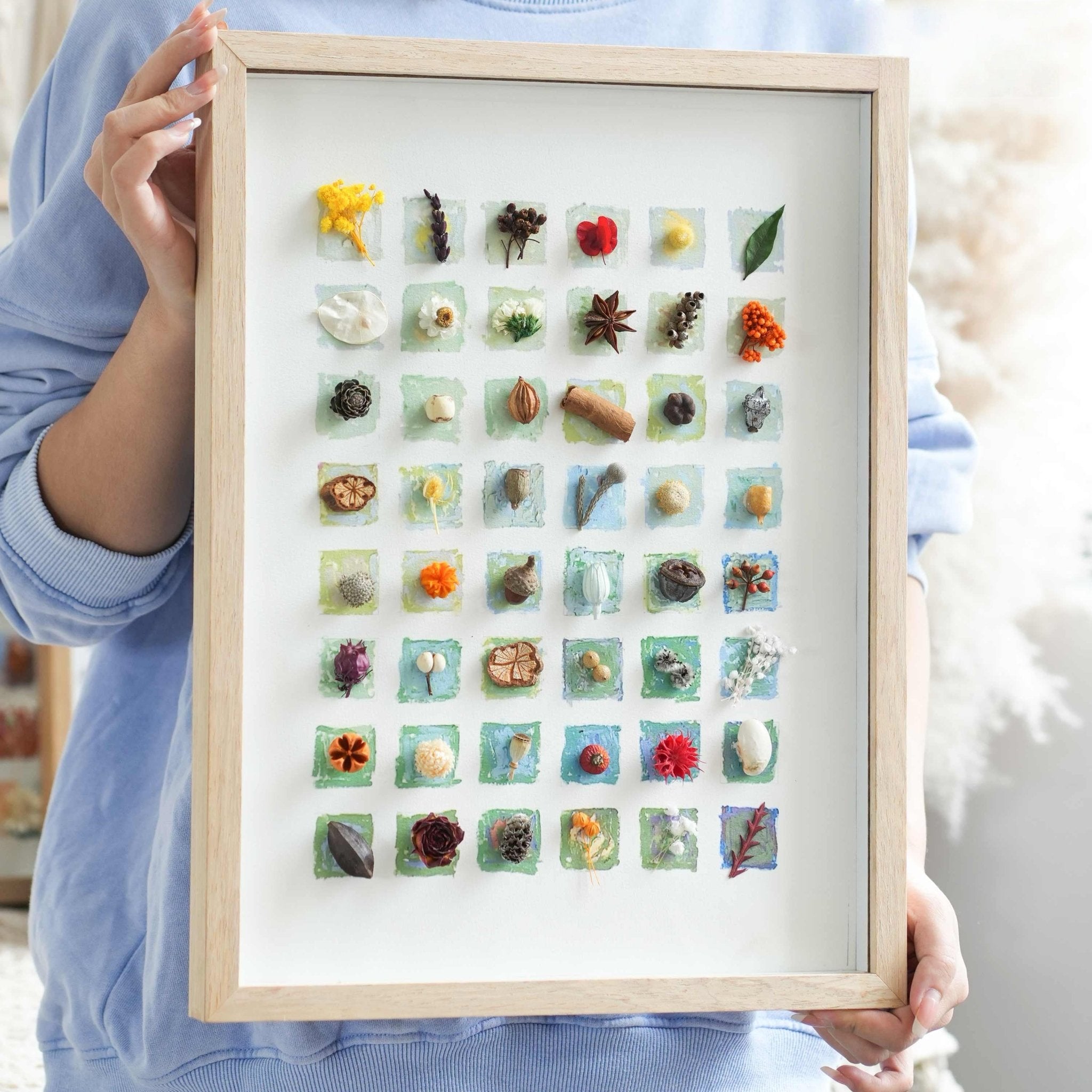 "The Grand Botanical Mosaic" Specimen Shadow Box