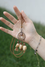 Bronze Dreamer Mandala Pendant | Seed Necklace