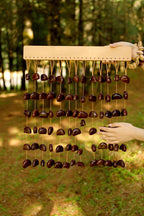 Handmade Juju Seed Shell Bar Chime