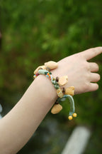 "The Happy Pistachio" Seed Braided Bracelet