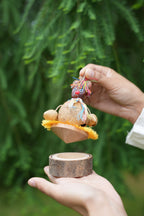 "The Hula Dancer" Coconut Shell Spinning Top