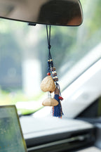 "Indigo Guardian" Tassel Seed Charm