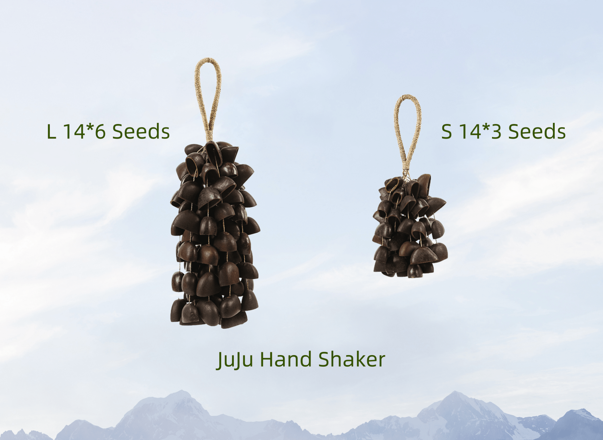 Hand Bell | Juju Duckfoot Vine Seed Shaker