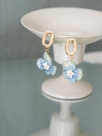 "Raindrop Waltz" Hydrangea Earrings