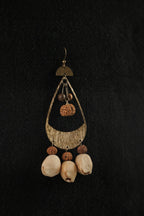 "Tribal Echo" Seed Bronze Earrings