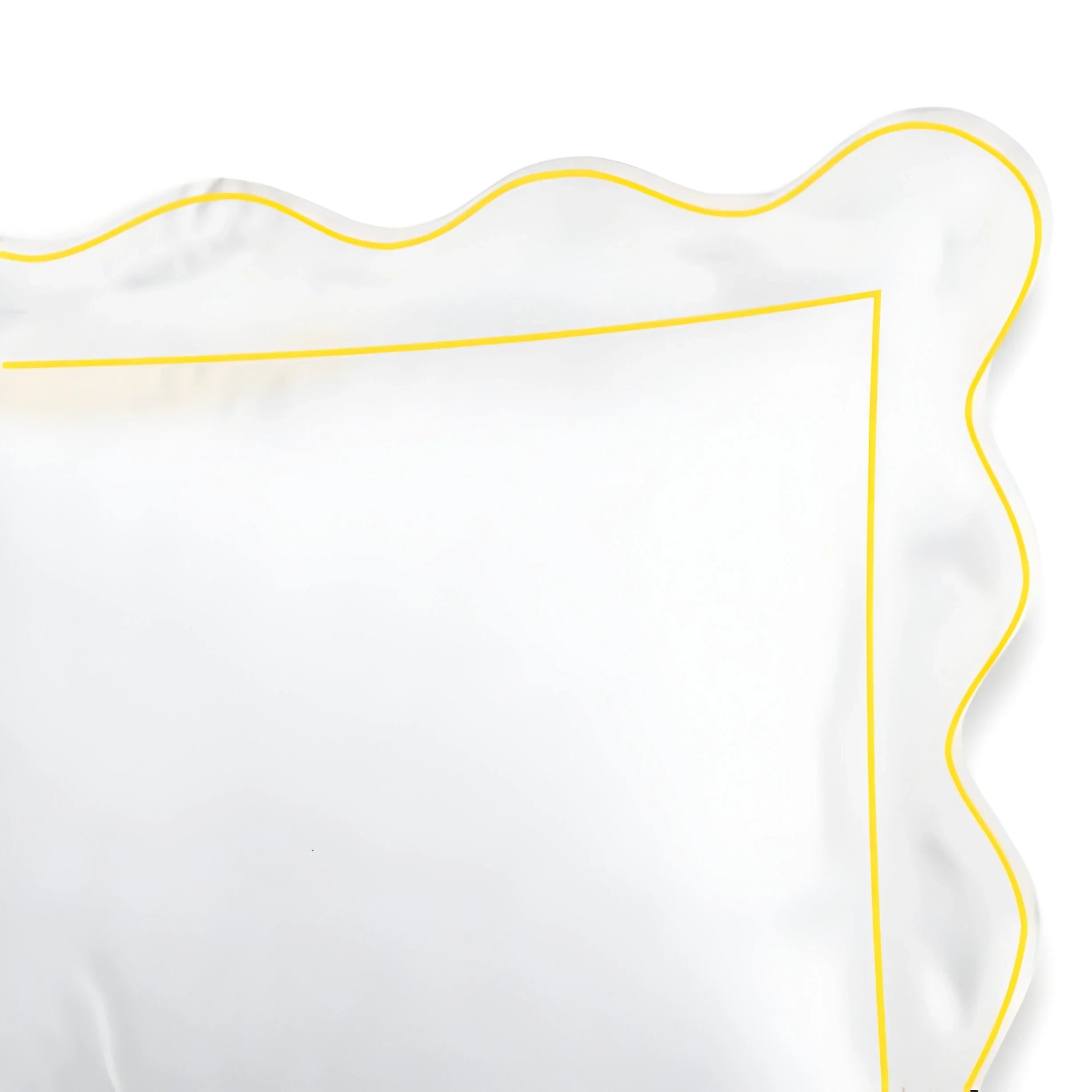 400TC Cotton Scallop Embroidery & Border Sateen Solid Duvet Cover Set PushpLinen