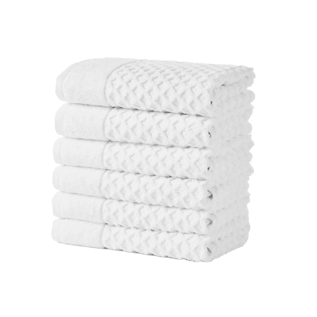 Cotton Diamond Waffle Weave Bath Towel Set - Grayson Collection Great Bay Home