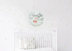 *you Create* - Wooden Themed Name Tag - Fabric Nursery Wall Art Decals - Personalized By You, front view - House Of Avana