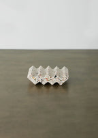 Zig-Zag Neutral Terrazzo Soap Dish Kanju Interiors