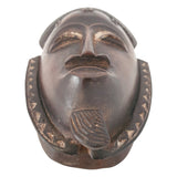 West African Baule Mask with Fine Etchings
