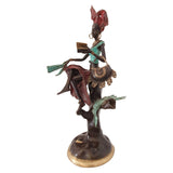 Bronze Figurine of a Woman Perched on a Tree | House Of Avana 