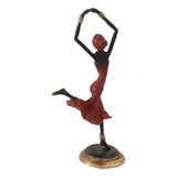 Vintage Bronze Statue of a Dancing African Woman | House Of Avana