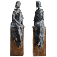 Tribal African Women Sculpture Figurines for Home Decor or Gifts