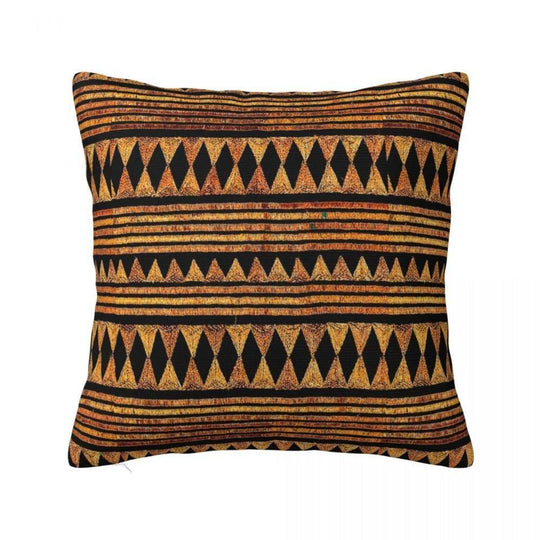 African Mud Cloth Print Cushion Cover - House Of Avana