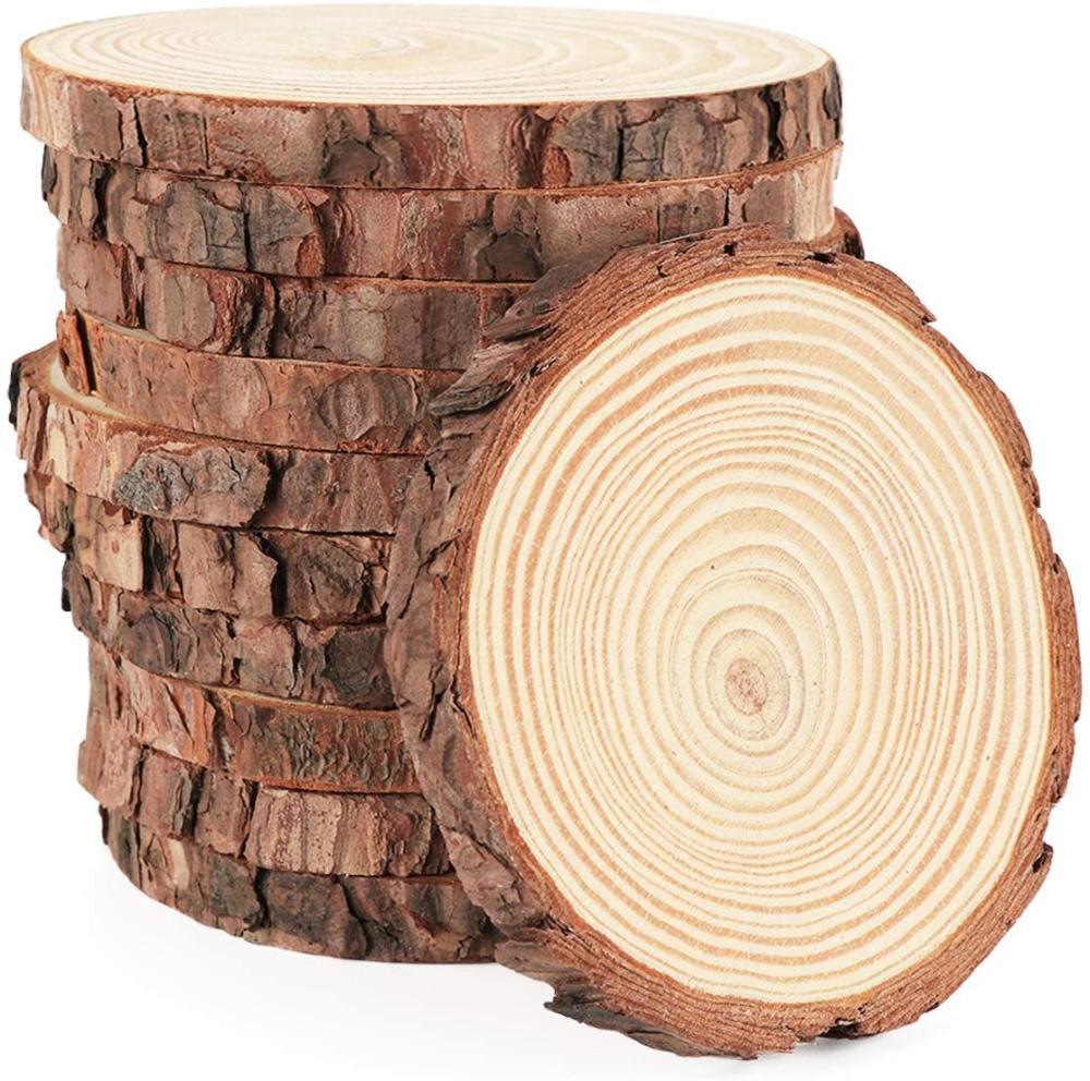 DIY Crafts Natural Pine Wood Slices - House Of Avana