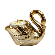 Golden Swan Candle holder for Home Decor Bow Swan Candlestick House Of Avana