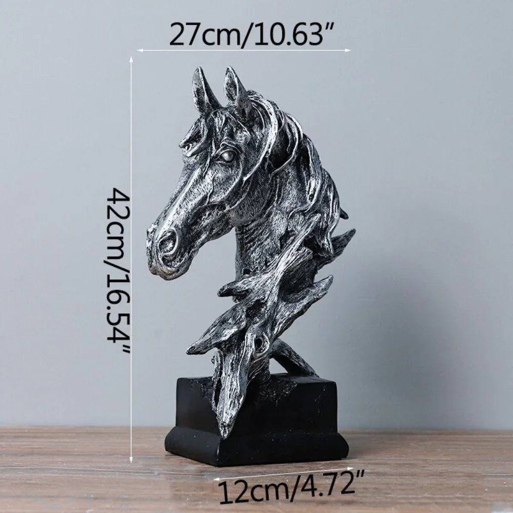 Horse Head Statue For Home Decor - House Of Avana