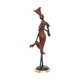 Unique Bronze Figurine of an Elegant African Woman | House of Avana 