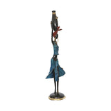 Bronze Statue of a Hard-Toiling African Woman | House of Avana