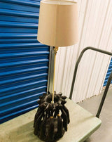 11-Kalao (Hornbills) Hand-Crafted Lamp from Cote d'Ivoire