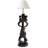 African themed vintage table lamp | House Of Avana