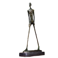 Bronze Walking Man Statue House Of Avana