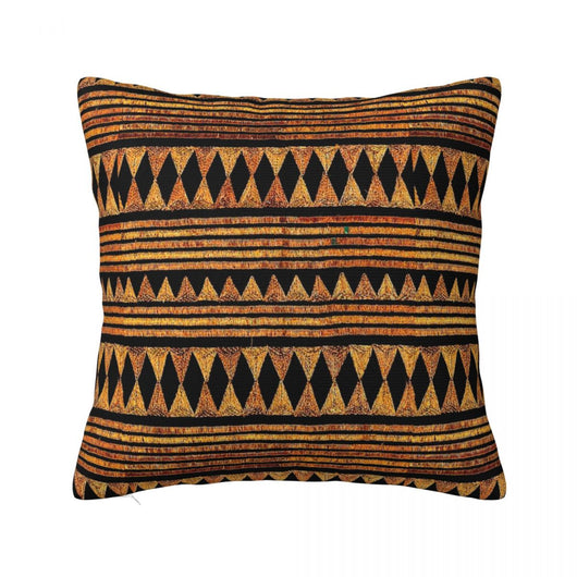 African Mud Cloth Print Pillowcase 