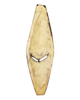 Half Black Half Spotted Medium Ghanian Mask - Décor Wall Decor