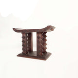 African Asante Ceremonial Tabouret/Stool/Accent Table/End Table - L80cmxW45cmxH50cm-Furniture for Living Room