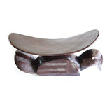 African Hand Carved Low Bird Seat  L85cmW25cmH45cm-Furniture for Living Room