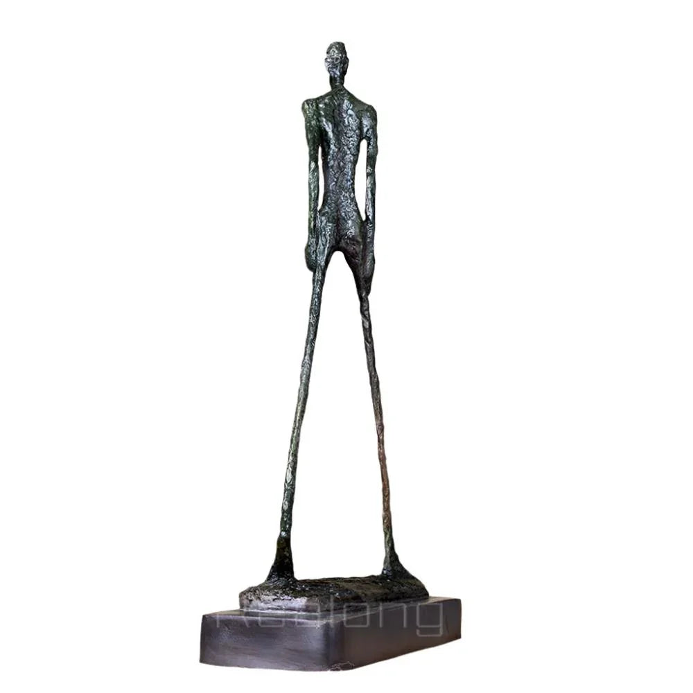 Bronze Walking Man Statue - House Of Avana